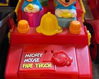 Mickey Mouse Fire Truck