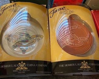 Fiesta Ware Christmas Ornaments