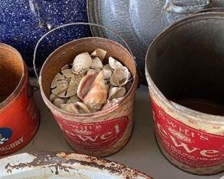 Lard and Coffee Tins