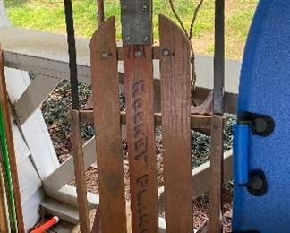 Old Rocket Plane Sled