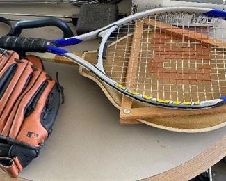 Tennis Rackets/ Ball Glove