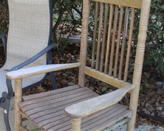 wood porch rockers