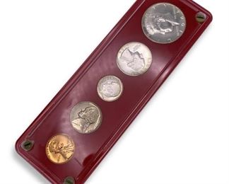 1964 Silver Proof Coin Set, BU Nice Coins