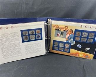 US Uncirculated Coin Mint Sets Collection in Album