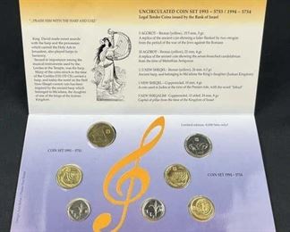 1993, 1994 Israel Mint Set Scarce
