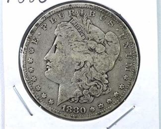 1880 Silver Morgan Dollar