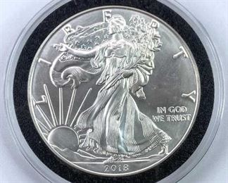 2018 American Silver Eagle 1oz 999