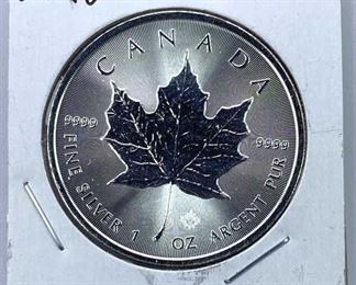 2020 Silver Canada Maple 1oz 999