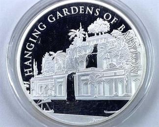 1oz Silver Hanging Gardens of Babylon 999