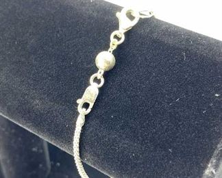 925 Silver Double Clasp Bracelet