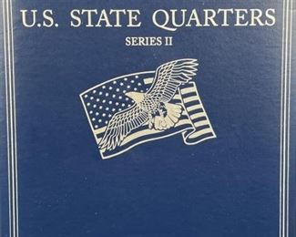 (12) BU State Quarters in Album w Pack of NEW Pgs