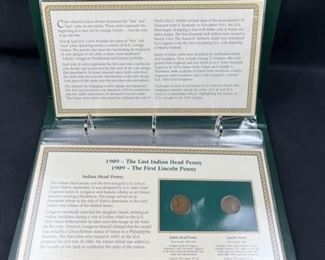 1st & Last US Coins Album w/ Lots of Silver