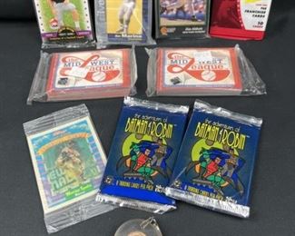 Collection of Retro Sports/Batman Packs + Keychain