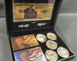 2020 Trump Collector Set: Coins, Cards, Bill