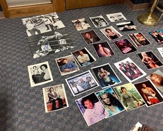 Signed Sports and movie star photos