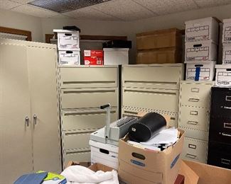Multiple file cabinets