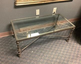 Metal & Glass Coffee table