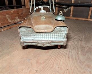 Antique Fire Truck Pedal Car