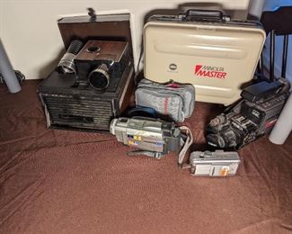 Vintage Video Cameras and Still Cameras