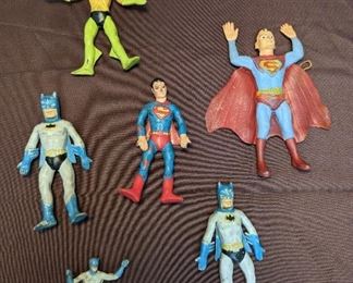 Vintage Rubber Action Figures