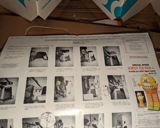 Unused - Vintage Cardboard Rocket Ship