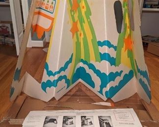 Unused - Vintage Cardboard Rocket Ship