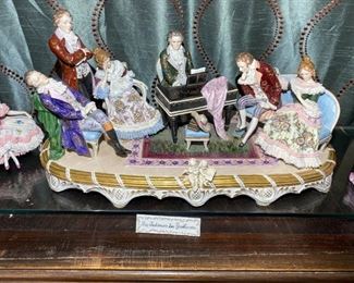 Dresden  SITZENDORF Porcelain 6 Figural Figurine