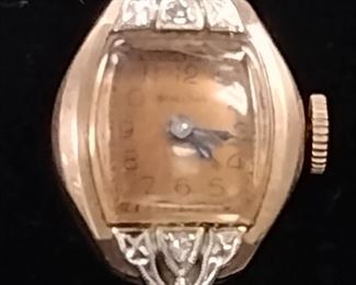 14k gold watch 