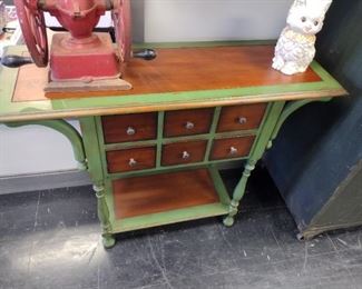 nice foyer table with drawers 