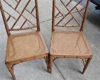 mcm bamboo chairs 