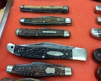 collectible case xx pocketknives and more queen, schrade, buck etc etc 