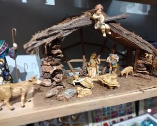 Fontanini Italy made nativity scene approx. 50 pieces large set 