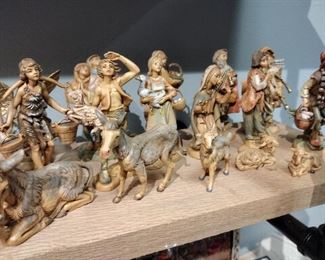 Fontanini Italy made nativity scene approx. 50 pieces large set 