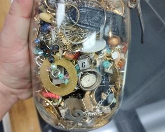 large jar of unsearched costume and pieces 