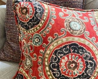 Ethan Allen Pillows, Eye Candy and Paprika
