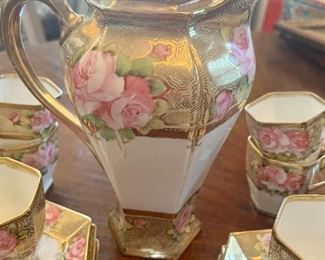 Noritaki, vintage hand painted Tea Set