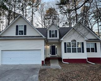Vaulted Great Room/Kitchen - 3 Bedroom, 2 Bath Ranch Home with upstairs Bonus Office or 4th Bedroom, Full unfinished Daylight Basement on 1/2 Acre with 2 decks. $375,000. Listed on Friday. Open House during Estate Sale.