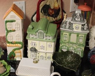 Pasta ceramic container and cookie jars