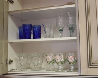 Vintage glassware