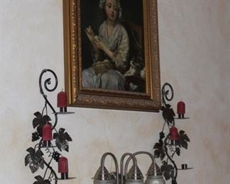 Master Bedroom Art above the bed