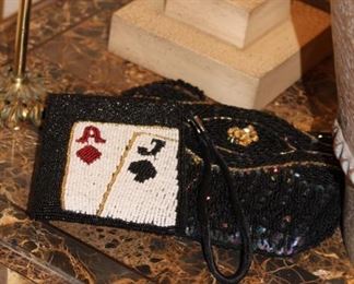 Beaded purses - ready for a casino night!