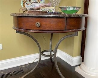 7 Century Round End Table