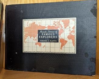 Minute Stores of Famous Explorers by Jerome S Kates -  Grosset Dunlap 1934