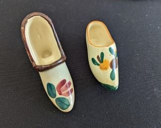 Miniature Vintage Porcelain Shoes