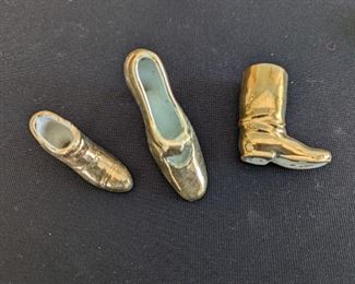 Miniature Vintage Porcelain Shoes
