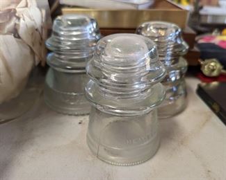Clear Glass Insulators