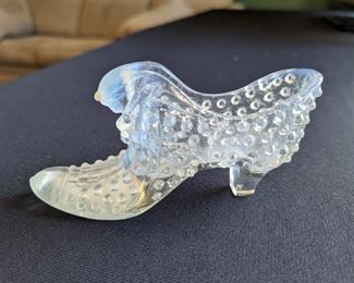 Glass Shoe Figurine