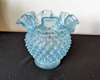 Fenton Blue Vase