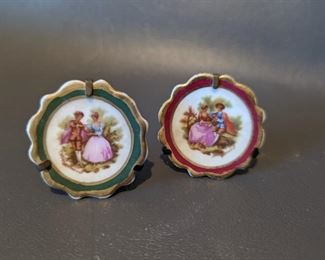 Miniature Limoges Porcelain Plates