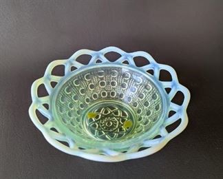 Imperial Glass Open Lace Bowl